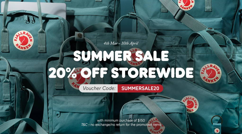 Coupon codes outlet for fjallraven kanken